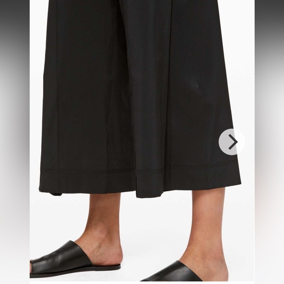Black Wide-Leg Culottes - Picture 10 of 10
